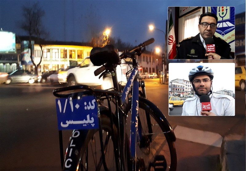 پلیس دوچرخه‌سوار در خیابان‌های رشت چه می‌کند؟+فیلم