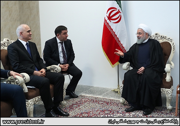 دکتر روحانی در دیدار وزیر اقتصاد جمهوری آذربایجان: