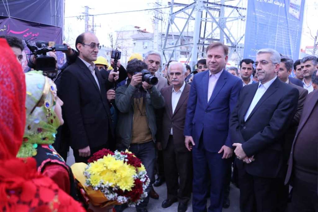 افتتاح و آغاز عملیات اجرایی ۳۱ طرح در جریان سفر وزیر نیرو به گیلان+عکس