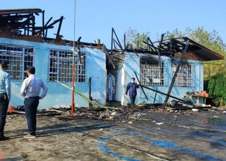 علت آتش سوزی کمپ ترک اعتیاد لنگرود مشخص شد / بازداشت مدیر مرکز ترک اعتیاد