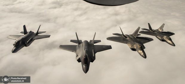 جنگنده‌های رادار گریز F-35 آمریکا در رصد پدافند ارتش ایران