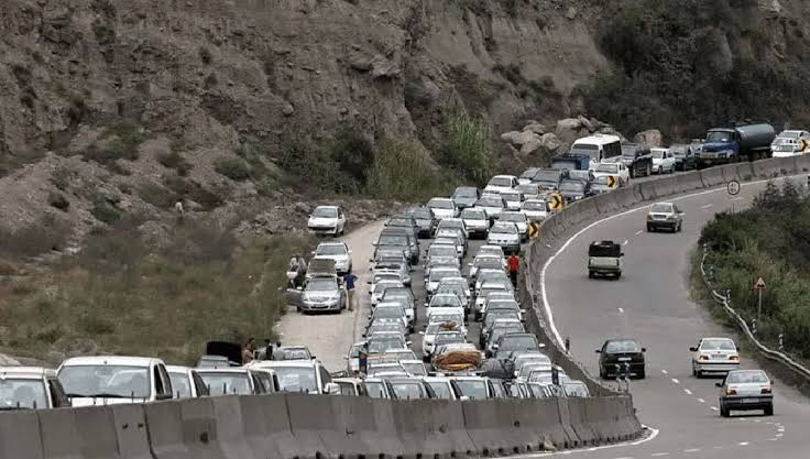 انسداد شبانه جاده هراز تا ۲۰ مرداد ادامه دارد