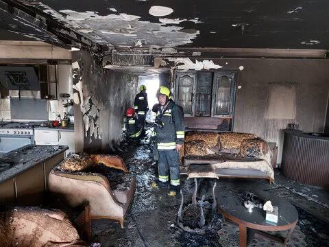 حریق منزل مسکونی در فومن یک فوتی بر جای گذاشت