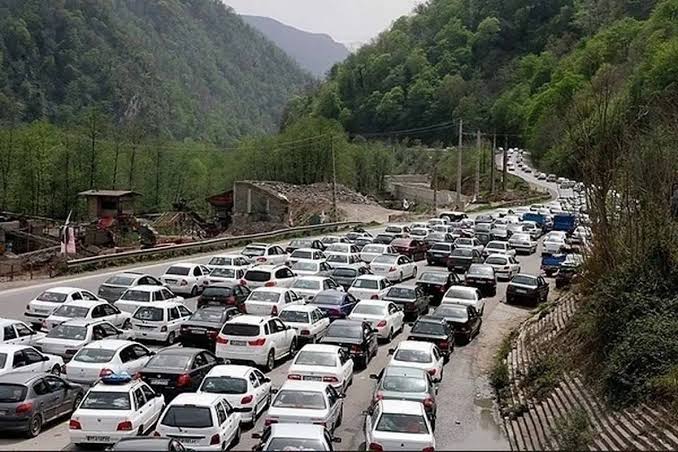 ترافیک سنگین در مسیرهای شمالی