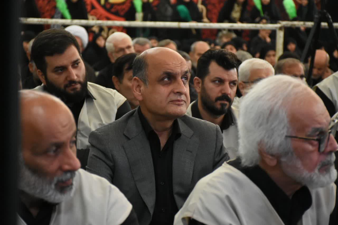 حضور استاندار گیلان در مراسم عزاداری روز شهادت امام رضا(ع) در بقعه خواهر امام