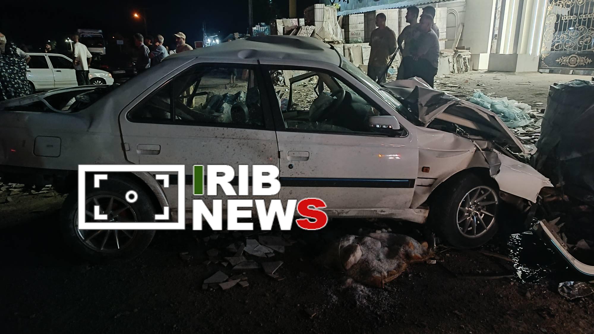 جان باختن یک نفر در حادثه رانندگی در جاده جیرده رشت