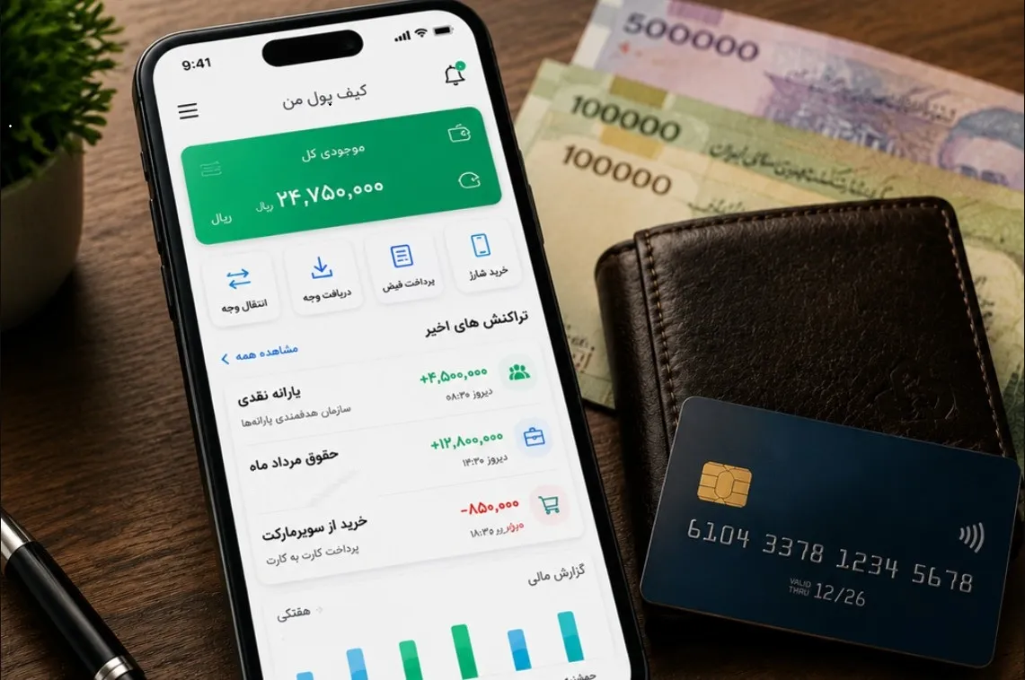 «کیف پول ایران» راه‌اندازی شد/ انتقال وجه تنها با شماره موبایل