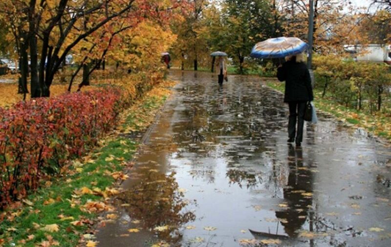 آغاز بارندگی و کاهش دما در گیلان با صدور هشدار زرد