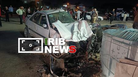 جان باختن یک نفر در حادثه رانندگی در جاده جیرده رشت