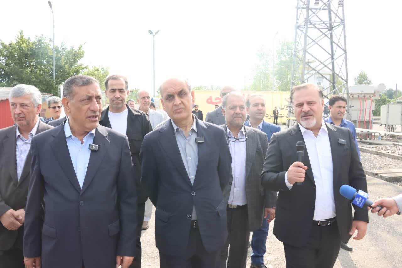 افتتاح طرح افزایش ظرفیت پست برق شهید عضدی رشت با حضور معاون اجرایی رئیس‌جمهور